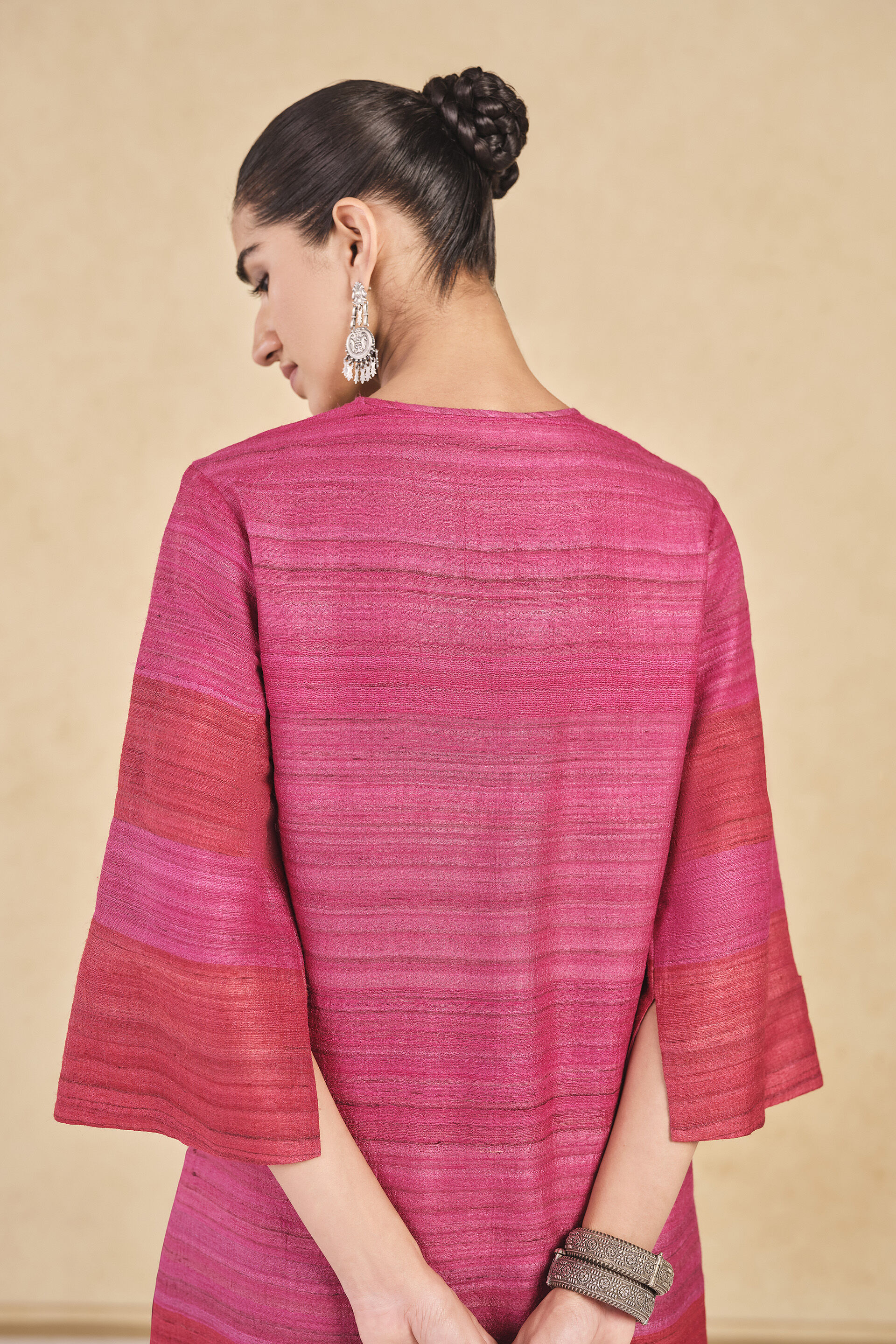 Tesfaye Silk Co-ord - Pink, Pink, image 5